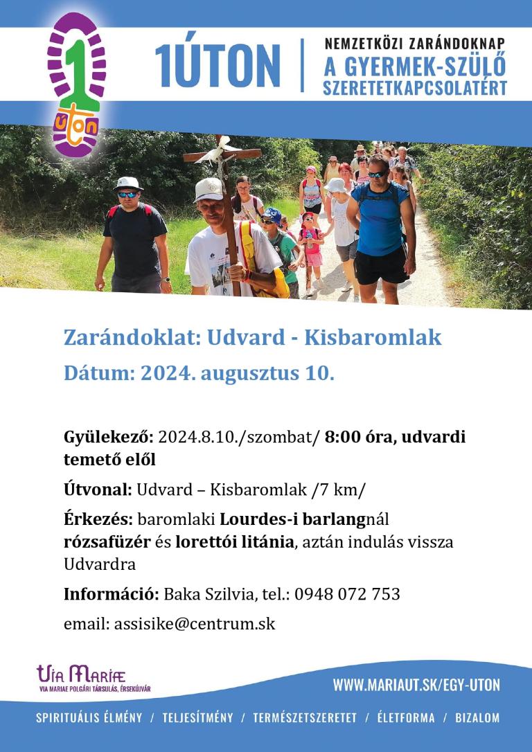 Kisbaromlak zarándoklat 2024