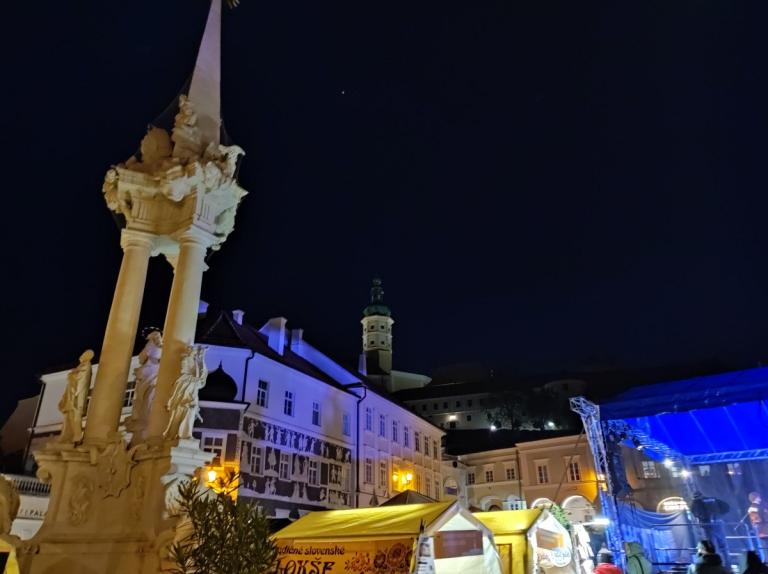 Mikulov esti fényben (Fotó: Mária Út Felvidéken)