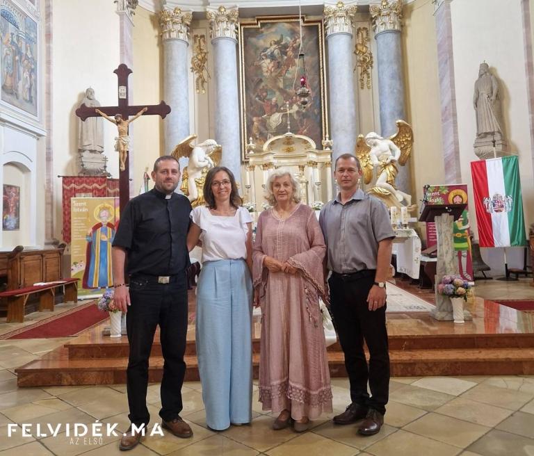 A IX. Nyitott Templomok Napja szervezői (Fotó: Berényi Kornélia/Felvidék.ma)