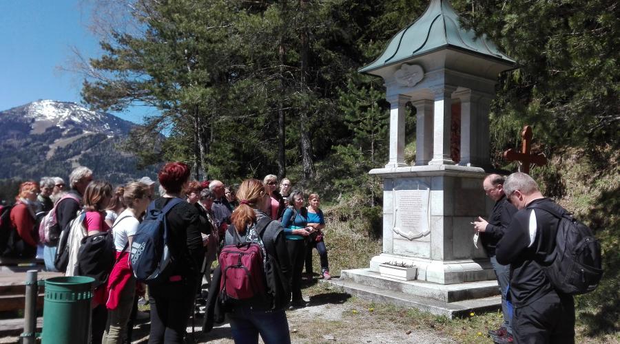 Mariazell felé az egyik kápolnánál 