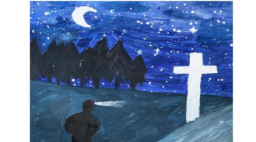 Éjszakai keresztút zarándoklat a Mária úton 